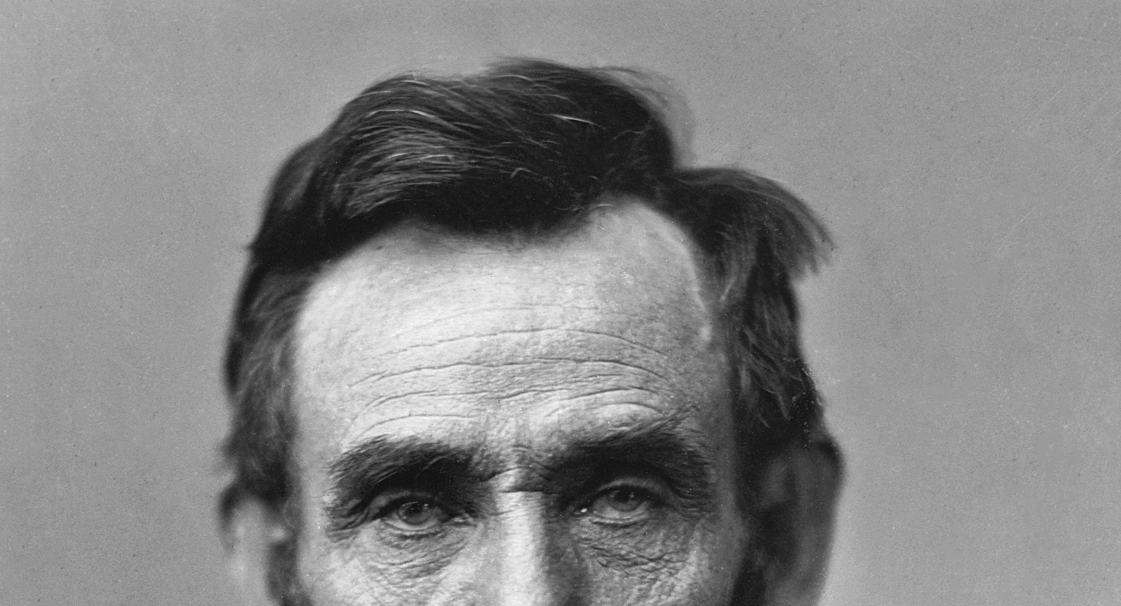 A cropped photo of Abraham Lincoln